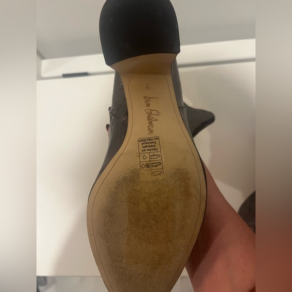 Sam Edelman Silver Booties - Picture 2 of 6